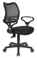 Кресло CH-799AXSN Ткань/Сетка/Пластик/Металл, Черный TW-11 (ткань)/Черный TW-01 (сетка)/Черный (пластик)