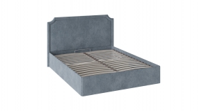 Двуспальная кровать с мягким изголовьем и подъемным механизмом «Кантри» Тип 1